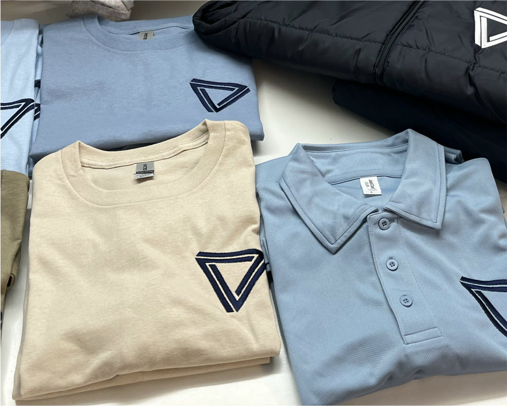mbroidered workwear for a Cambridge Carpenter