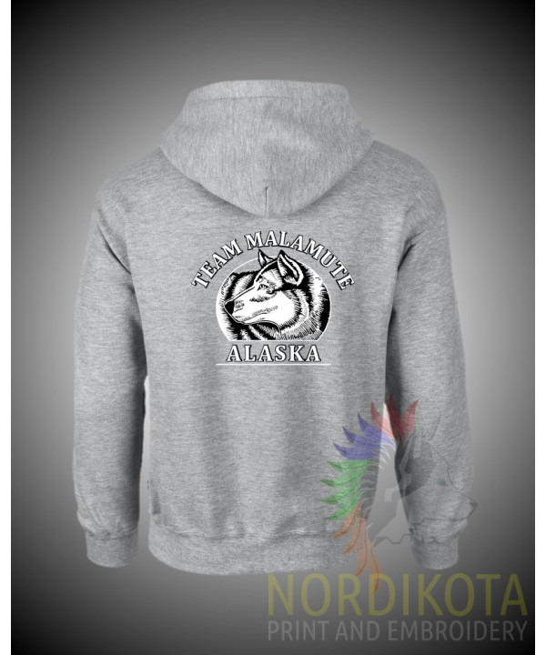 Team Malamute Zipped Hoody