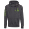 BSHRA Grey Cross Neck Hoody  + £5.00 