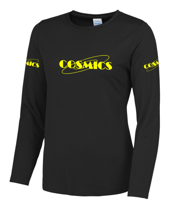 Cosmic Hillbashers Ladies Long Sleeved Cool T Cosmic Hillbashers Ladies Long Sleeved Cool T