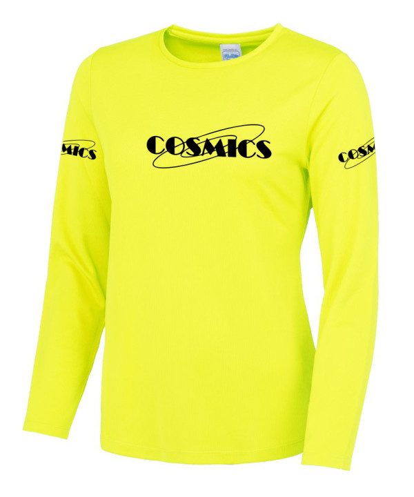 Cosmic Hillbashers Ladies Long Sleeved Cool T Cosmic Hillbashers Ladies Long Sleeved Cool T