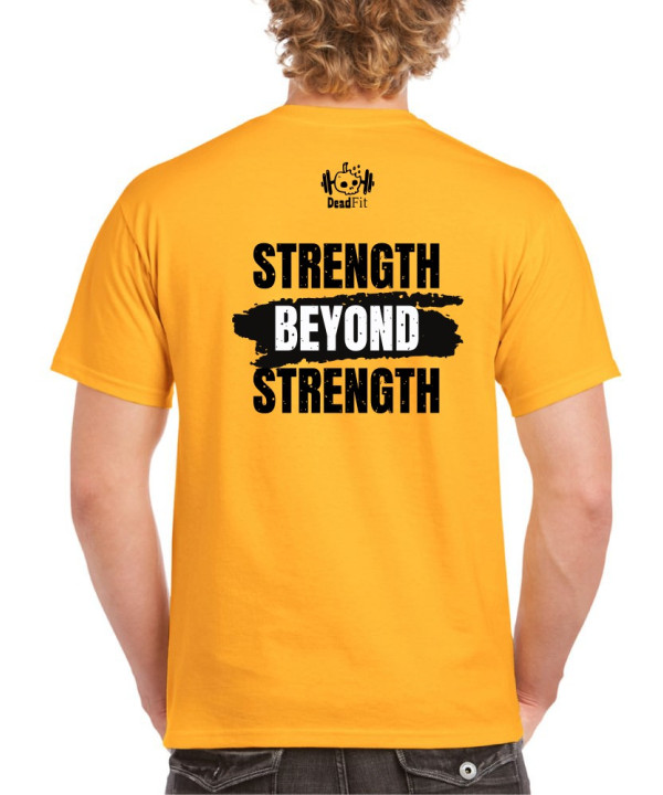 Deadfit Unisex Gold T-shirt