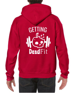 Deadfit Unisex Red Hoody