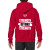Deadfit Unisex Red Hoody