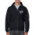 Deadfit Embroidered Black Zipped Hoody