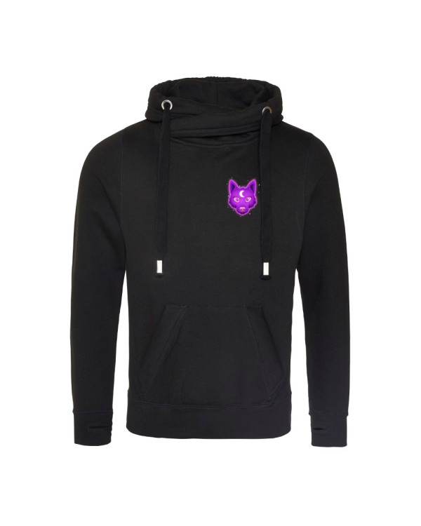Lunar Cross Neck Hoody