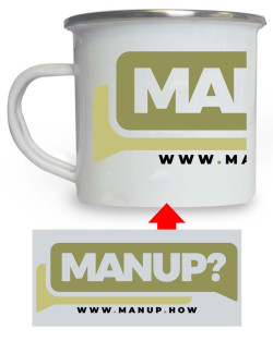 MANUP? Enamel 10oz Mugs