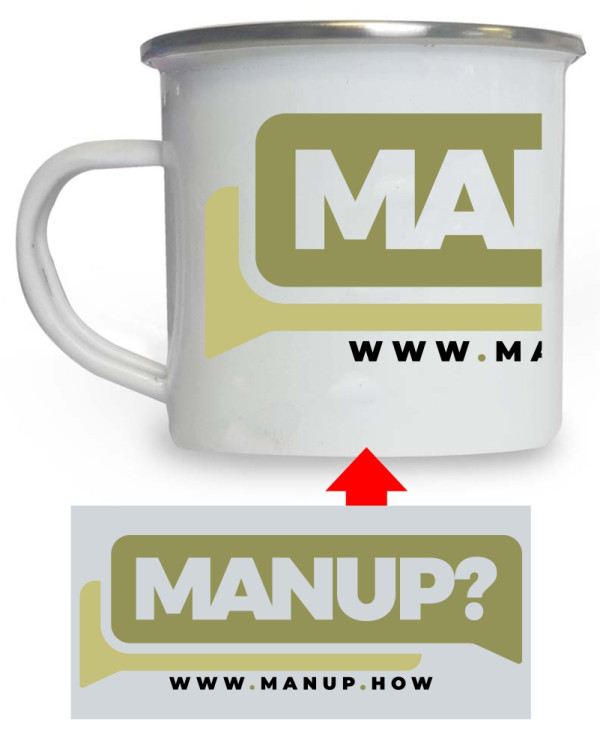 MANUP? Enamel 10oz Mugs