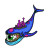 Dream Whale Tie-dye T-shirt Dream Whale Tie-dye T-shirt