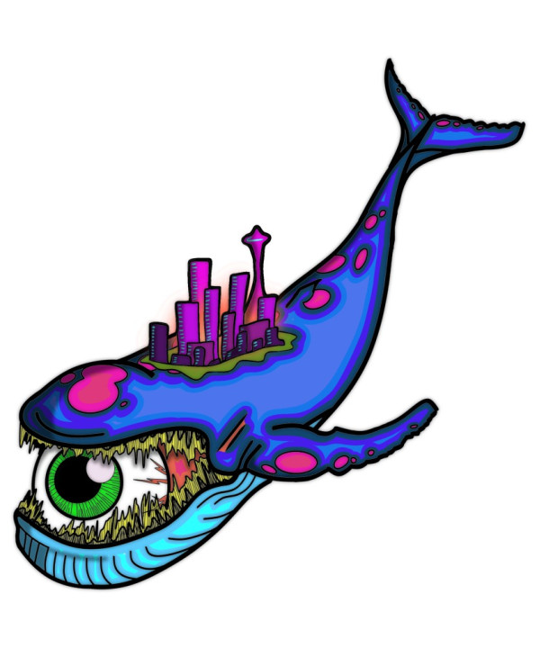 Dream Whale Tie-dye T-shirt Dream Whale Tie-dye T-shirt