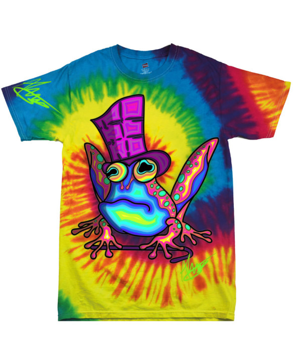 Michigan_J_Hypnotoad Tie-dye T-shirt Michigan_J_Hypnotoad Tie-dye T-shirt
