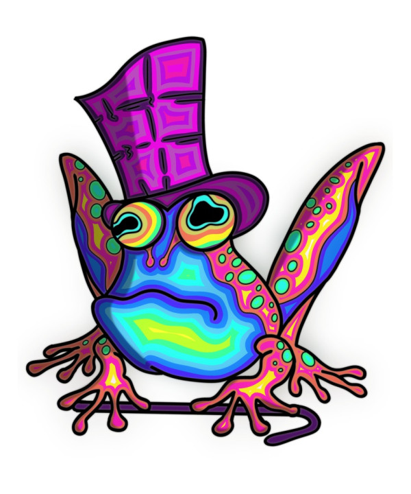 Michigan_J_Hypnotoad Tie-dye T-shirt Michigan_J_Hypnotoad Tie-dye T-shirt