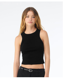 Women’s micro rib racer tank