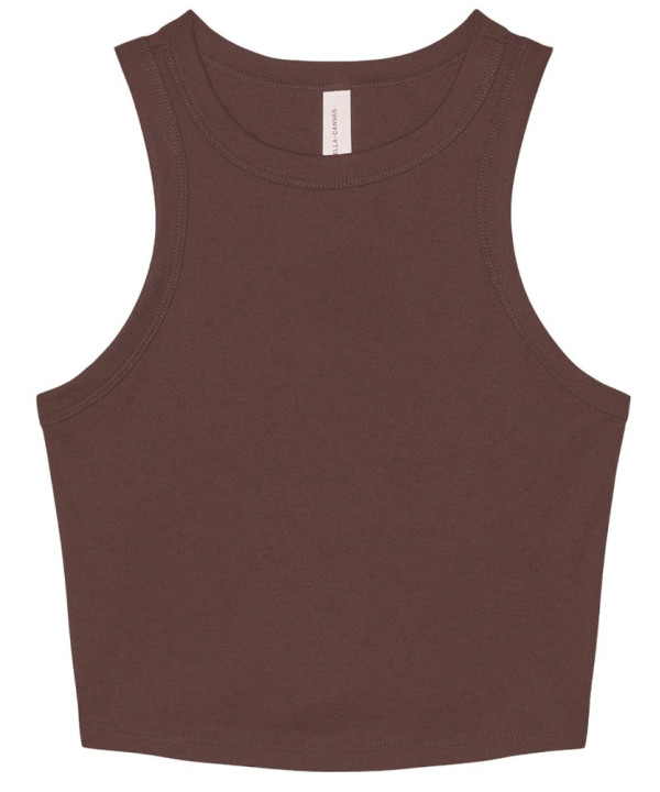 Women’s micro rib racer tank