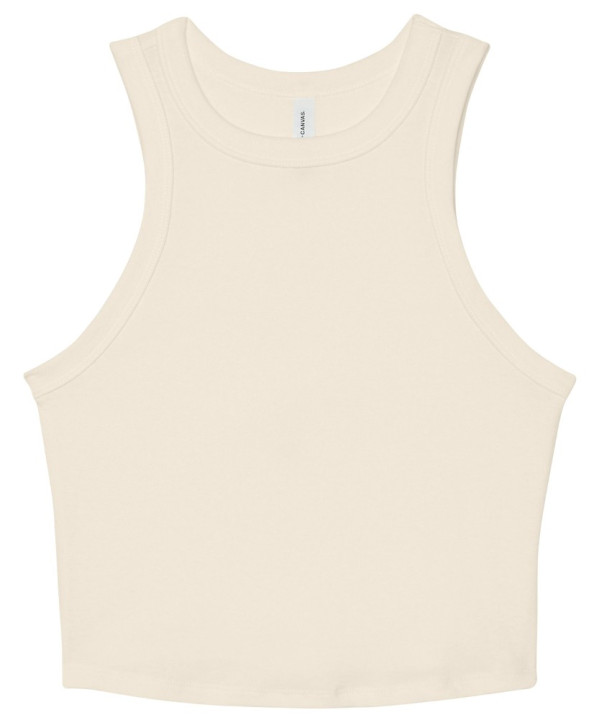 Women’s micro rib racer tank