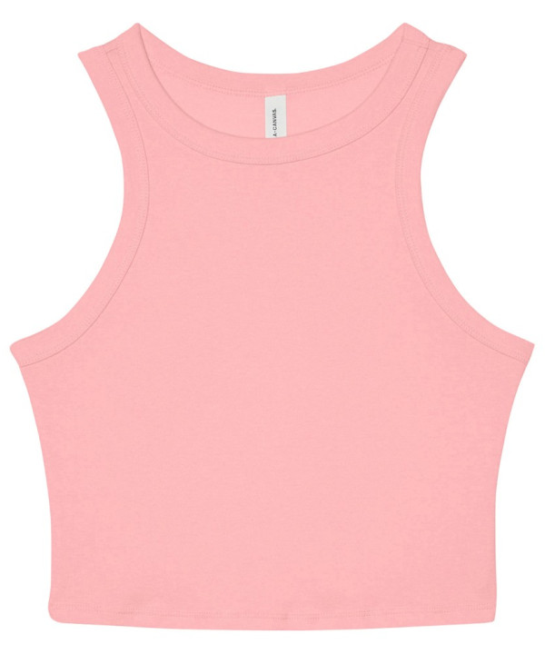 Women’s micro rib racer tank