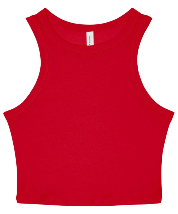 Women’s micro rib racer tank