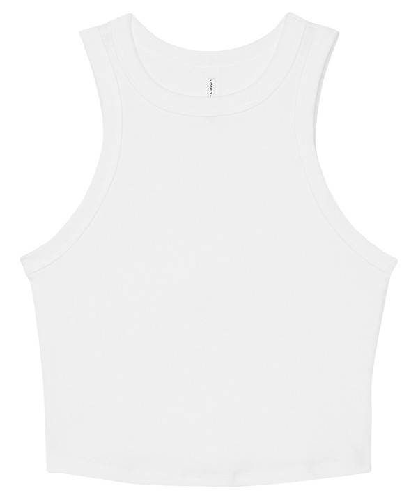 Women’s micro rib racer tank