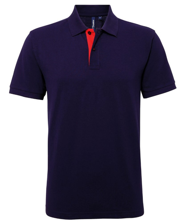 Classic Fit Contrast Polo