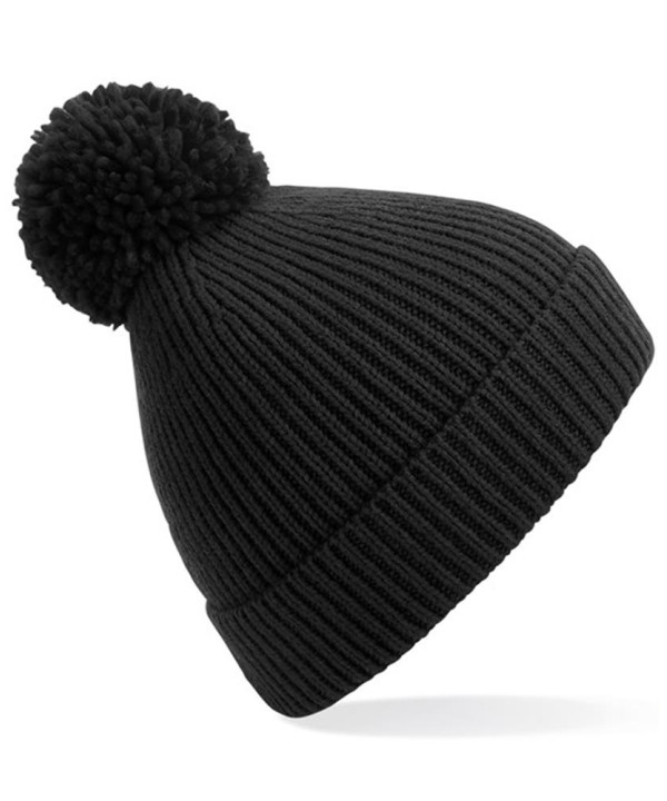 Engineered knit ribbed pom pom beanie Engineered knit ribbed pom pom beanie