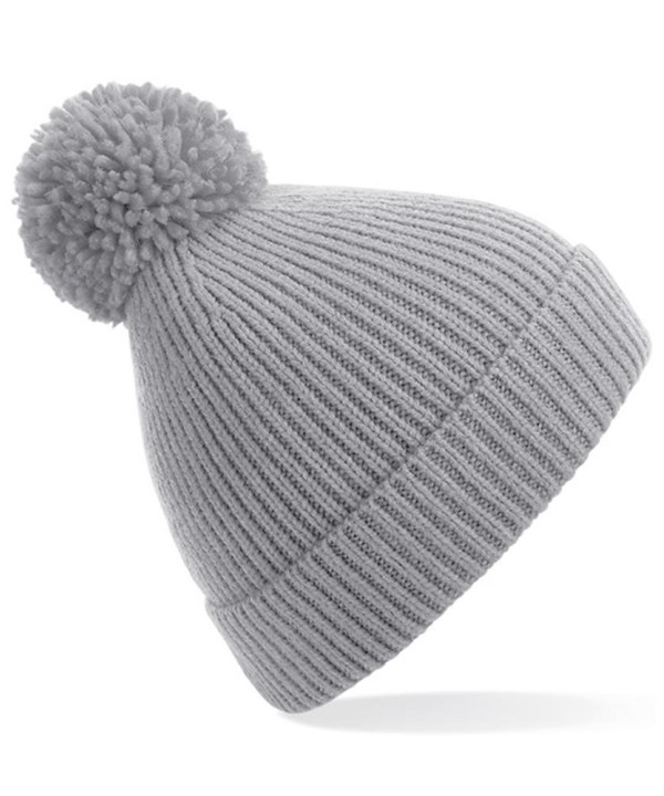 Engineered knit ribbed pom pom beanie Engineered knit ribbed pom pom beanie