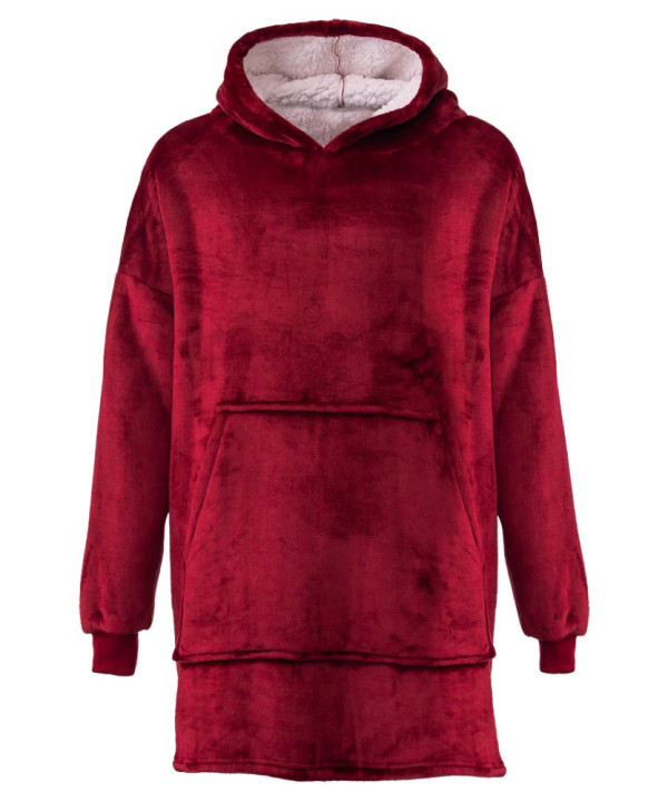Oversized hooded blanket