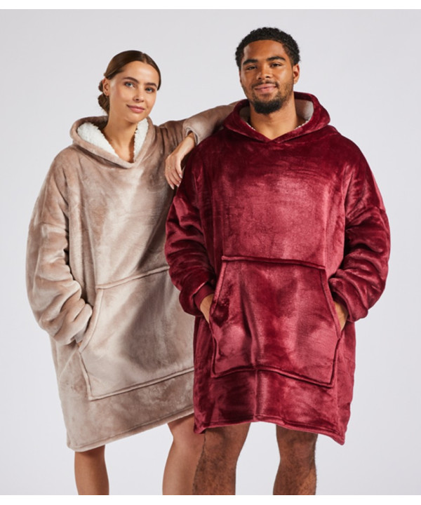 Oversized hooded blanket