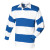 Sewn stripe long sleeve rugby shirt