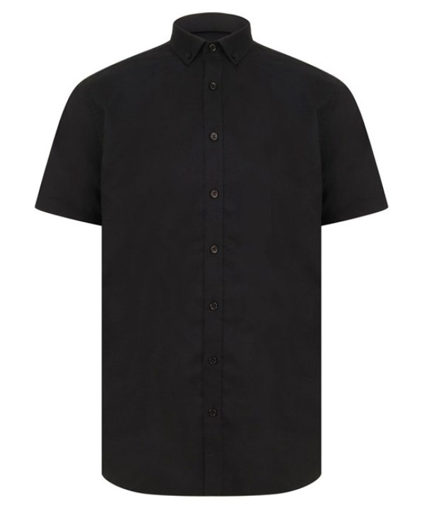 Modern short sleeve Oxford shirt