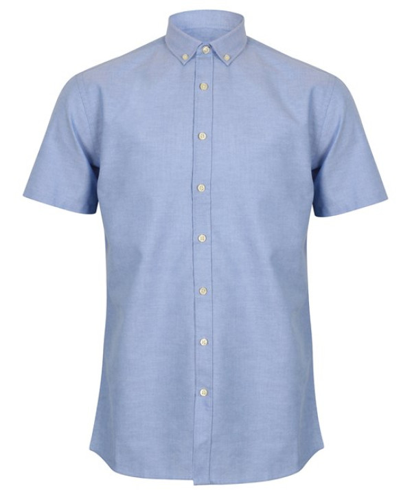 Modern short sleeve Oxford shirt