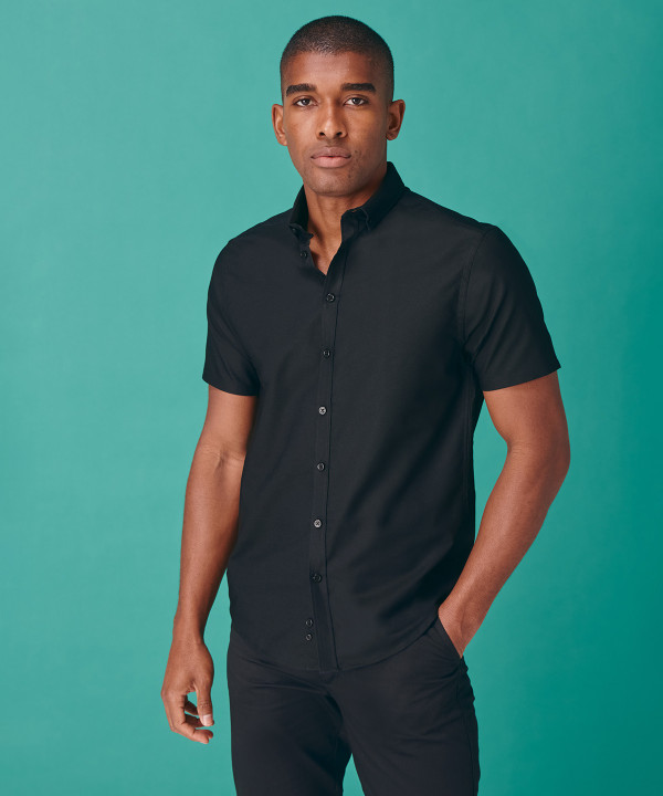 Modern short sleeve Oxford shirt