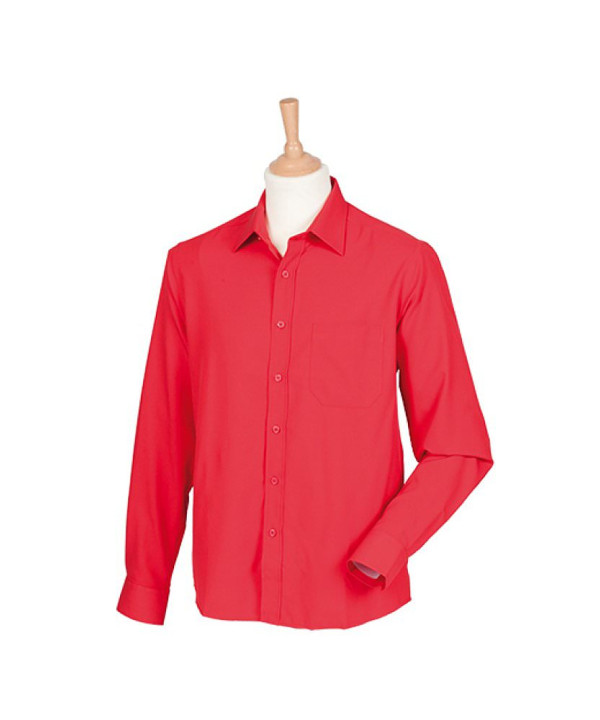 Henbury Ladies Oxford S/S Shirt