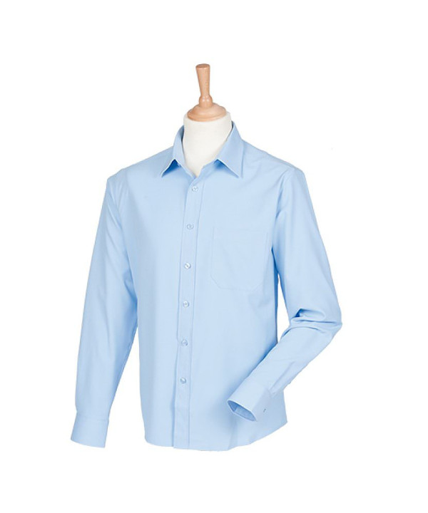 Henbury Ladies Oxford S/S Shirt