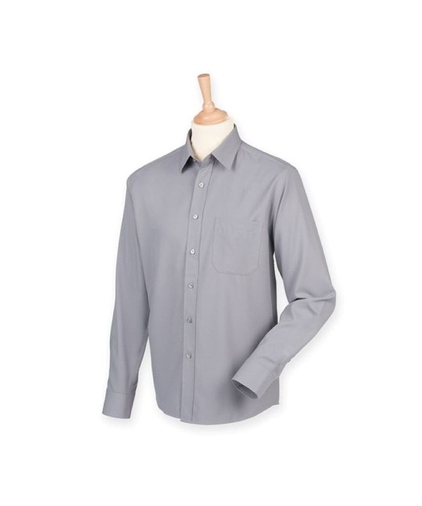 Henbury Ladies Oxford S/S Shirt