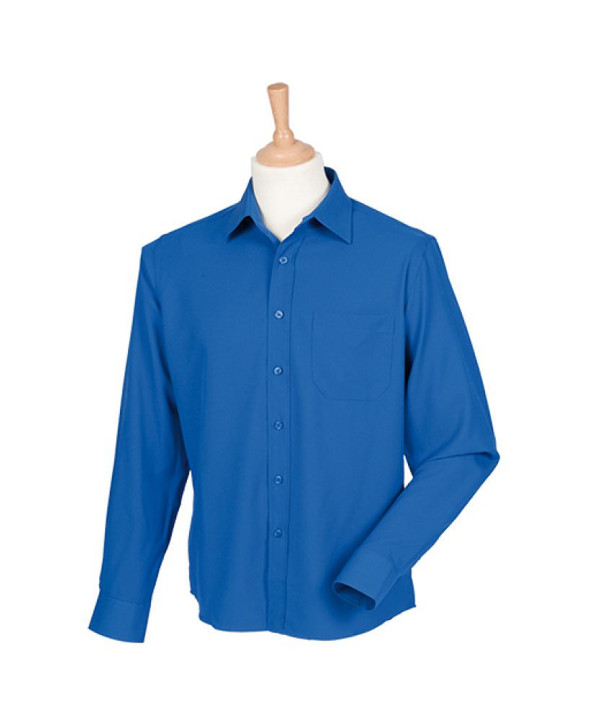 Henbury Ladies Oxford S/S Shirt
