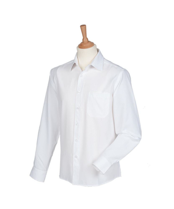 Henbury Ladies Oxford S/S Shirt