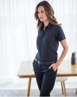 Henbury Ladies Quick Dry S/S Shirt