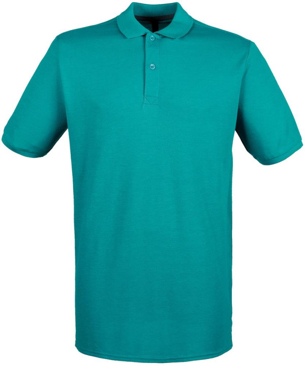 Micro-fine piqué polo shirt
