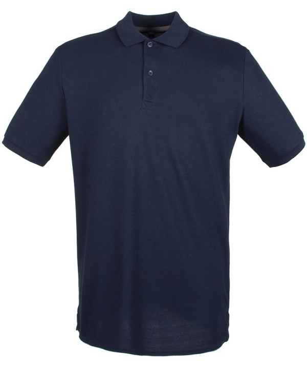 Micro-fine piqué polo shirt