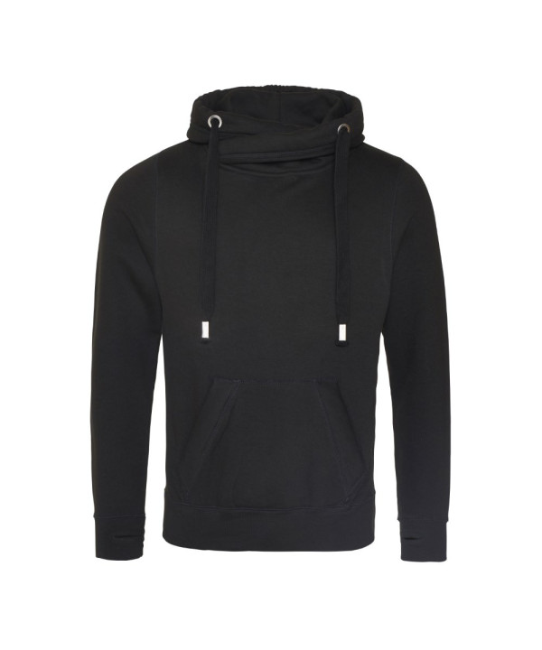Cross Neck Hoody