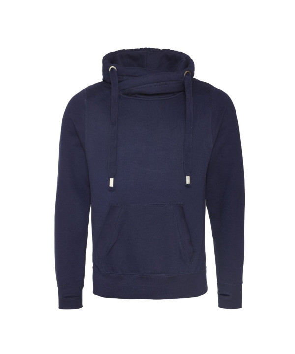 Cross Neck Hoody