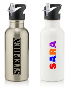 600ml Water Bottle with straw