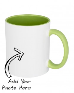 Green Handle + Inside Mugs