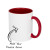 Red Handle + Inside Mugs