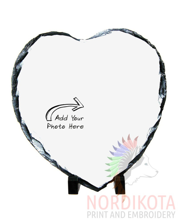 Photo Slate - Heart Small (15x15)