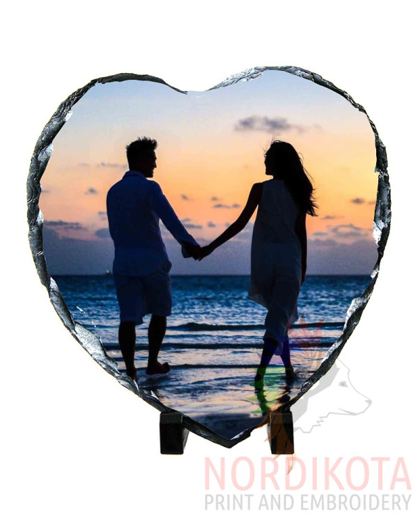 Photo Slate - Heart Small (15x15)