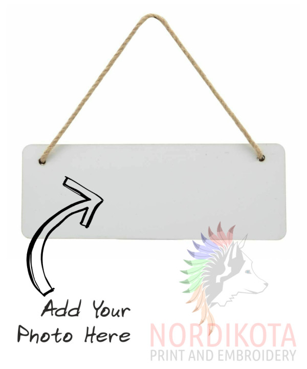Wooden Hanging Sign (28x10cm) Wooden Hanging Sign (28x10cm)