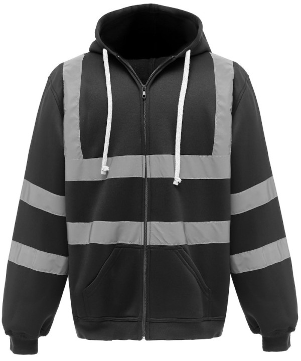 Hi-Viz Zipped Hoody