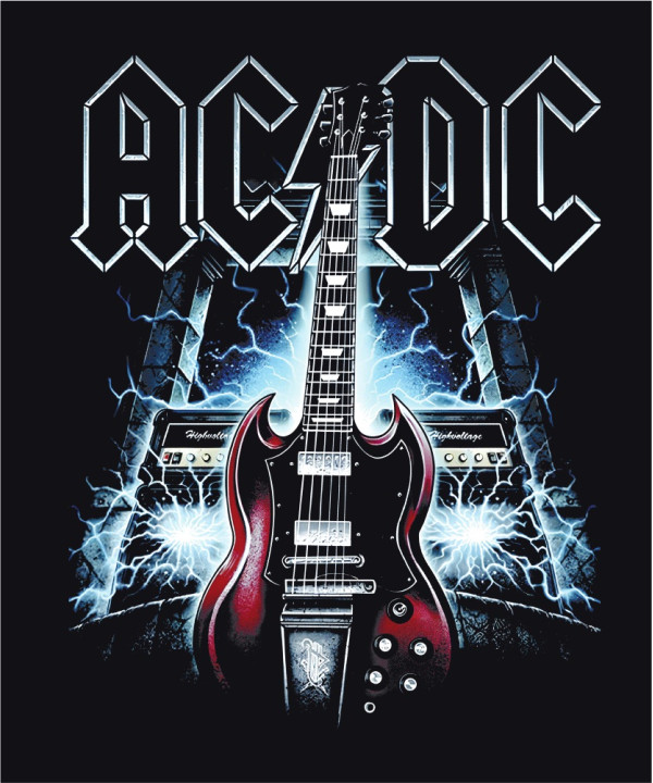 AC/DC - Guitar Tee AC/DC - Guitar Tee