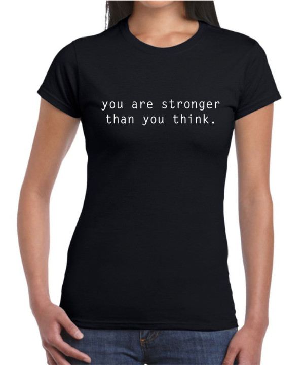 Stronger Than You Think Stronger Than You Think